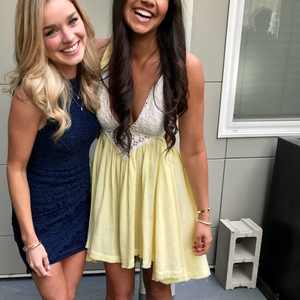 Free People Yellow Sundress